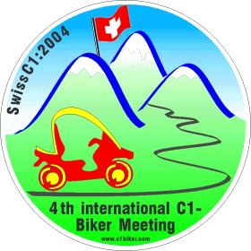 4th international BMW C1 Biker Meeting 2004
June 11-14th 2004
Switzerland